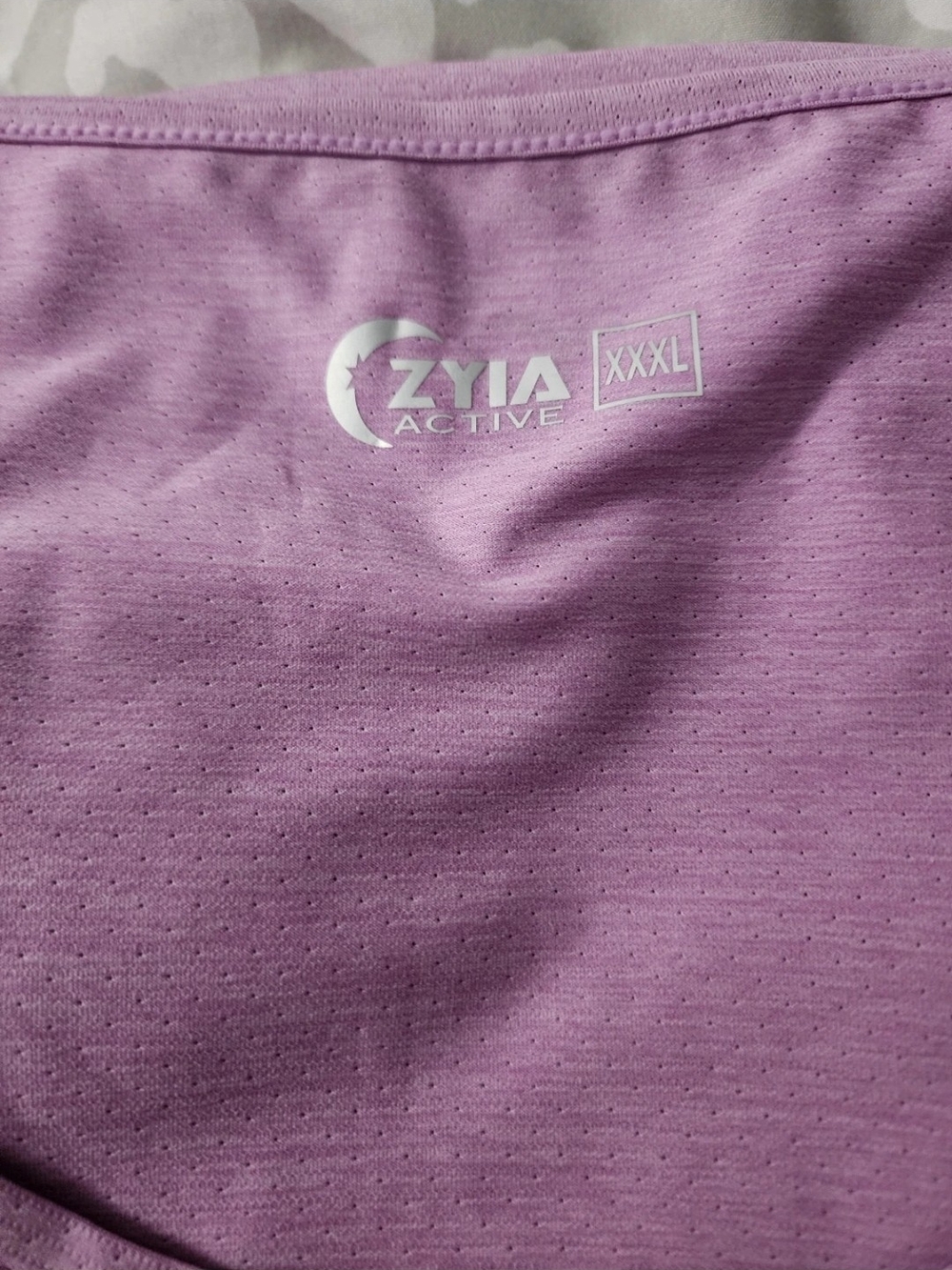 Zyia Active Men's Lilac Draft Muscle Tank Purple XXXL - Picture 3 of 4